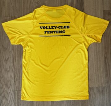 VCF Polyester yellow Training T-Shirt - Unisex